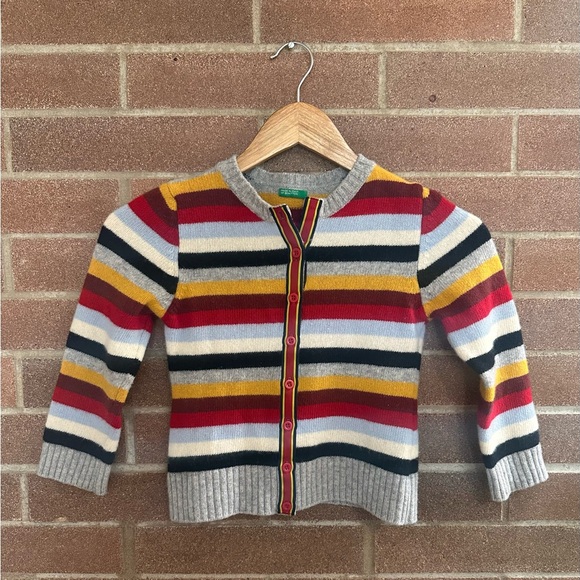 United Colors Of Benetton Other - Benetton striped wool blend cardigan
